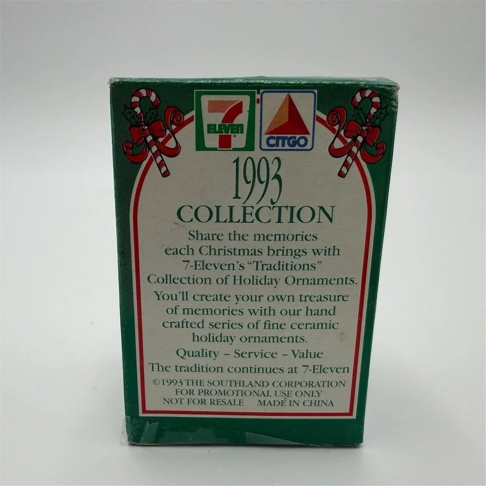 7-Eleven CITGO Precious‎ Penguin Christmas Ornament w/ Original Box Vintage
